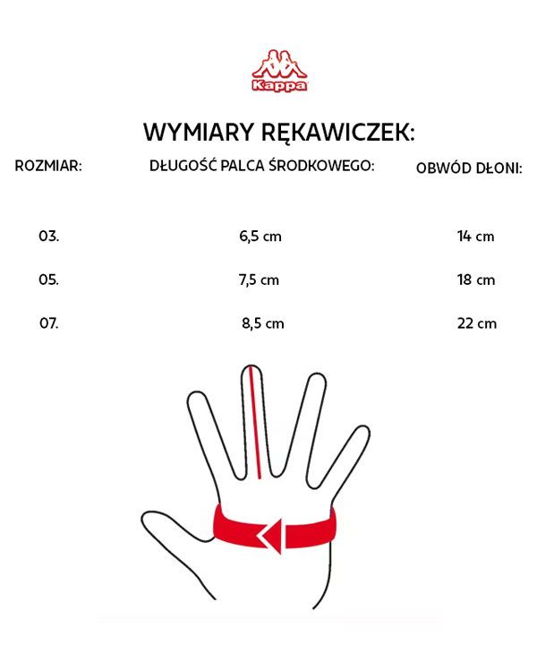 RĘKAWICZKI KAPPA AVES 3